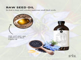 Orku 500ml Pure Black Seed Oil Cold Pressed 100% Ethiopian Nigella Sativa Cumin V238-SUPDZ-31790516437072