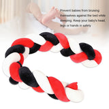 Baby Braided Crib Bumper Long Baby Nursery Cushion Knot Soft Snake Pillow V1294-YM0901-JY25517-02