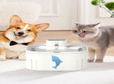 U7 Cat Water Fountain Waterer 3L/101oz, Wireless & USB Rechargeable Pet Water Fountain with 304 V1243-U7PETWATERFOUNTAIN