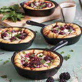 Cast Iron Mini Skillet, 16cm Durable Frying Pan for Eggs, Pancakes, BBQ, Camping, Serving & Everyday V1189-WXF-260203-00413