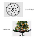 Christmas Train Set with Sounds Lights Electric Rail Car Toy Mini Train Toy Set for Christmas V1294-YM0715-10324226