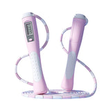 2PCS Jump Rope with Counter Adjustable Digital Skipping Rope for Fitness, Boxing Gym Workouts V1366-AZ2-W-16528