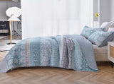 Peaceful Quilted coverlet and pillowcovers set Relax and Unwind - Queen size V745-MAC080468Q13U