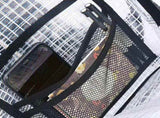 15.7 inch ESD anti-static clear pvc backpack,cleanroom engineer tool bag for engineer working in V1192-AZ-W-10093