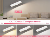 Wireless Vanity Lights for Mirror Set of 2-4000mAh Rechargeable Stick On Makeup Light with CCT Modes V1171-CB-COM001679-2
