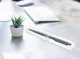Large Capacity Transparent Pen Case for Students 25Pack Simple Design 6.211in V1370-AZ4-19995