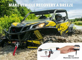 Electric Winch, 1361 kg Line Pull Capacity, 12V DC ATV/UTV Winch with 0.5 x 1188.7 cm 7 Strands V952-ATVGSSJPYXYK43JX7V9