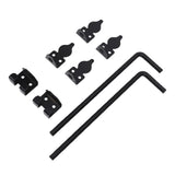2Pcs Heavy Duty Cane Bolt Gate Drop Rod Efficient Locking Weather Proof Steel Gate Bolt Hardware for V1294-YM0901-3111250060511