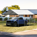 VEVOR 10 x 20 ft Carport Replacement Canopy Cover, Garage Top Tent Shelter Tarp Heavy-Duty V952-CKPB10X20FTB3Z2RRV0