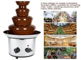 4 Tiers Electric Chocolate Melting Machine Fondue Maker Fountain V1294-YM0901-AU-JY12519