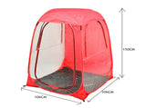 2x Mountview Pop Up Tent Camping Weather Red UA0137-RDX2