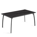 FORTIA 150x90cm Outdoor Dining Table, Rectangular, Furniture for Outside with E-coating V219-OTDTBLFOS1MA