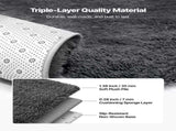 Indoor Plush Area Rugs, 1.52 x 2.44 m Soft Plush Carpet, Furry Shag Area Rugs for Living Room, V952-JXZXDTSM5X8FIY14O001V0