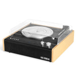 Victrola Eastwood Turntable + Bundled Majority D40 Bluetooth Speakers V398-VTR-72-BAM-MY