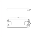 20W 12V DC IP20 Indoor LED Strip Driver V1202-V1-HVLHV9666-12V20W