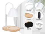 Dimmable Candle Warmer Lamp Scented Candles Wax Melt Lantern Bedroom Table Lamp with 2/4/8H Timer V1294-YM0901-L6948