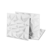 Artiss 3D Wall Panels Diamond PVC Decorative Panels 50x50cm Set of 15 Feature Wall WP-50X50-15PCS-DIA