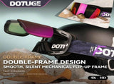 DOTUGE Magnetic Flip-Up Ski Goggles with Dual Frame Design, Anti-Fog HD Lens, Impact-Resistant TPU V1341-ZY-74P5E9RB-ROSE