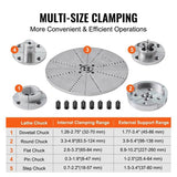 KP965 Lathe Chuck, 4-Jaw 96 mm Diameter, Metal Lathe Chuck Turning Machine Accessories with 5 Sets V952-MGCCKPTZ375YV7TVVV0
