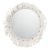 re Boho Cotton Rope Woven Mirror Wall Hanging Decorative Multipurpose Use V1370-AZ4-19618
