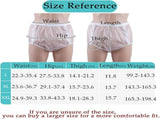2 Pack Adult Noiseless Incontinence Diaper Cover - Waterproof Leak-Proof Pull-On Plastic Pants, V1370-AZ4-17993