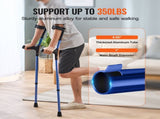 Forearm Crutches for Adults, 11-Level Height Adjustable Walking Crutches with 4-Level Upper Cuff, V952-QBGZPVCRTGCXUI84QV0