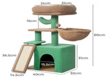 Pawz Cat Tree Tower Scratching Post Scratcher Play Bed PT1318-AU