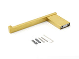 Bahtroom Brushed Gold Toilet Paper Roll Tissue Roll Holder Rack Wall Mounted Kit V1233-87004BG