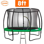 Kahuna Trampoline 8 ft Outdoor Round - Green TRA-KAH-08-GN