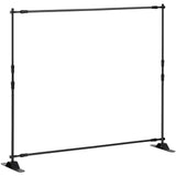 Telescopic Backdrop Banner 8' x 8' Banner Adjustable Step and Repeat Backdrop Banner V952-DM-ABSZSJ00000001V0