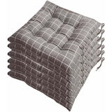6 Pcs Chair Cushions, Decorative Cushion, Chair Cushion, Garden Cushions, 12 Stitched Details, V1237-ZY-715-277