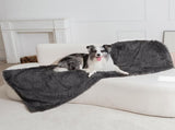 Waterproof Dog Blanket for Couch & Furniture Protection - Super Soft Reversible Throw Large Dogs V1259-DP01-A-4479