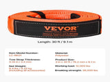 Heavy Duty Tow Strap Recovery Kit 76.2 mm x 9.1 m Tree Saver Winch Strap, Triple V952-DZDL30FT3INJ8YCJE001V0