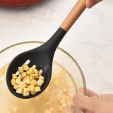 White And Brown 12-Piece Silicone Kitchen Utensil Set - Non-Stick Food-Grade Silicone Cooking Tools V888-ELOSUNG23150