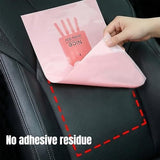 120pcs Car Trash Bag, Stick-on Disposable Trash Bag Leakproof Vomit Bags for Car, Kitchen, Travel, V1107-799-57520