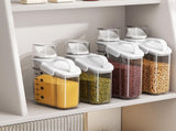 Cheers.US 2000ml/2800ml Airtight Cereal Container Rice Dry Grain Dispenser Thicken Rice Cylinder V1189-WXFWAL-20260319-00166