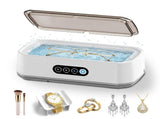 49khz 650ML Capacity Ultrasonic Jewelry Cleaner, 3 Cleaning Modes Ultrasonic Cleaner V1107-109-35428-WHT
