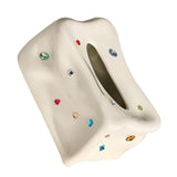 Ceramic Tissue Box Case Holder Decorative Elegant Facial Tissue Napkin Dispenser Box for Dinner Room V1294-YM0706-3117230147011