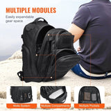 VEVOR Tactical Backpack 25L Military Backpack with Molle Mode & Sponge Pad Black V952-ZSBBCDSHS25L40I0EV0