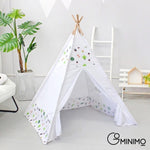 GOMINIMO Kids Teepee Tent with Side Window and Carry Case V227-3720871010000