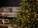 National Tree Company 9ft 2.7m Bellewood Fir Pre-Lit Artificial Christmas Tree 1100 Multi-Funct 112_NATBF9