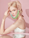 Smart V-Face Beauty Device with Red/Blue Light & Microcurrent - 8 Modes, Adjustable Intensity, V1107-110-36972-WHT-200MM