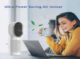 Small Desktop Air Purifier with H13 HEPA Filter - White, For Travel & Bedroom V1263-JX-4802