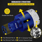 Diamond Drills 4PCS Diamond Hole Saw 35/40/50/68mm Tile Hole Saw Kit Vacuum Brazed Diamond Drill V952-JT435405068MM71UZV0