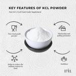 5Kg Potassium Chloride Powder Tub - Pure KCL E508 Food Grade Supplement V238-SUPDZ-30737609457744