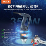 Commercial Immersion Blender 350W Heavy Duty Hand Mixer for Soup Sauces V952-ZXSCJBQ350WB371FZV3
