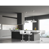 Artiss 2x Bar Stools Gas Lift Leather Padded White BA-TW-4059-WHX2