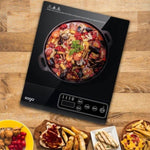 SOGA 2X 35.5cm Cooktop Electric Smart Induction Cook Top Portable Kitchen Cooker Cookware COOKTOPC20A1X2