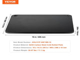 Pizza Steel, 16" x 14.5" x 3/8" Pizza Steel Plate for Oven, Pre-Seasoned Carbon Steel Pizza Baking V952-FXPSPSGB1614E7DC4V0