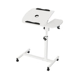 Artiss Laptop Desk Table Fan Cooling White 60CM LA-DESK-GEN-L2-WH